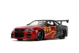 Nissan Skyline GT-R 2002 Godzilla  Jada 1:24